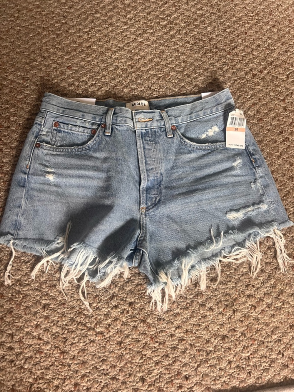 NWT Agolde Parker short